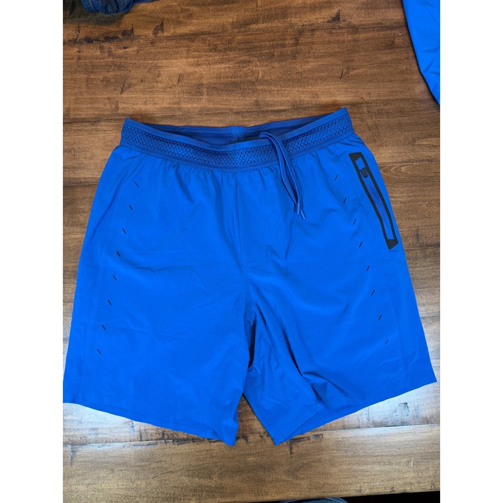 Ten Thousand The Session Short Blue Mens Training Gym Shorts Small, 7 Inch